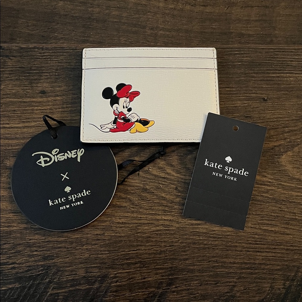 Kate Spade Disney Minnie Mouse Parchment Card Holder